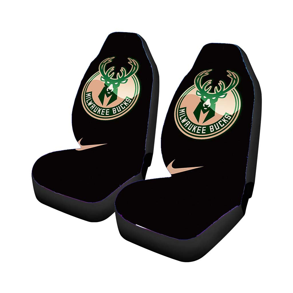 Milwaukee Bucks Logo 1 car Seat Covers