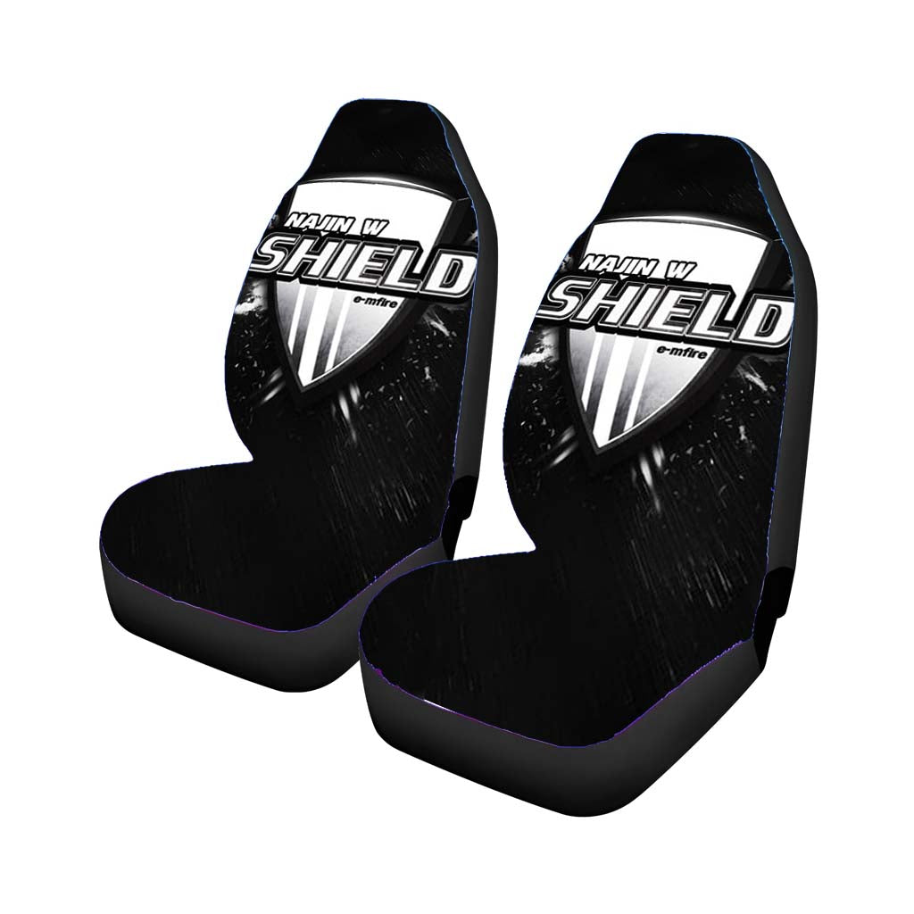Najin White Shield Logo car Seat Covers