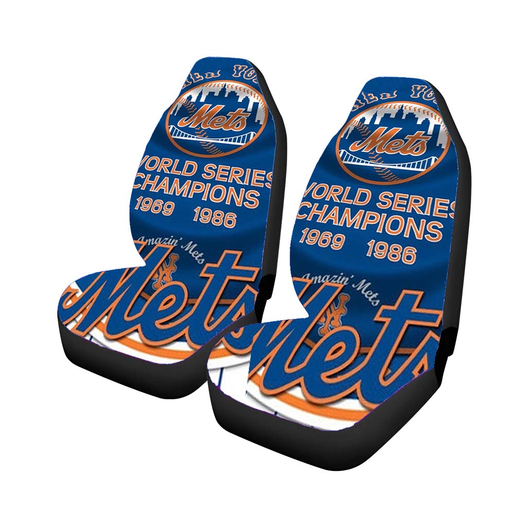 New York Mets World Series car Seat Covers