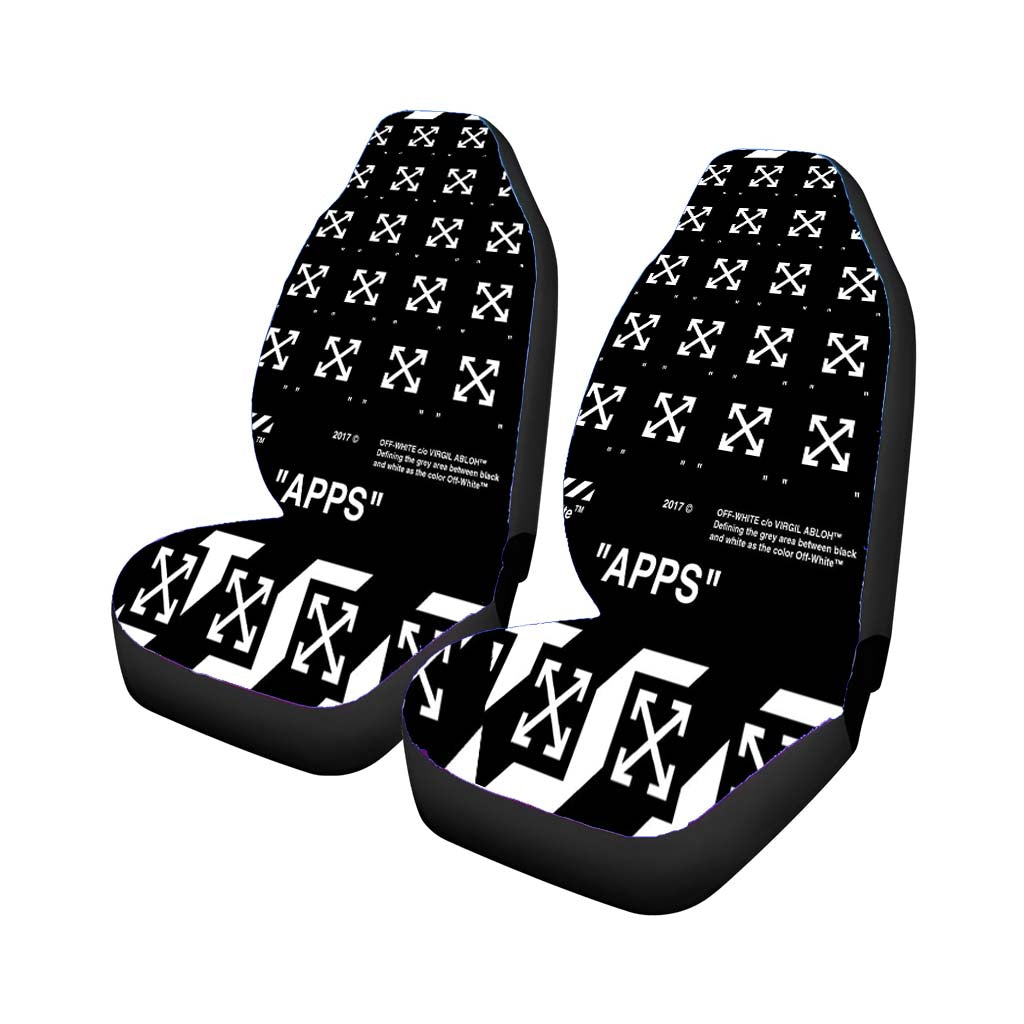 Off-White Apps car Seat Covers