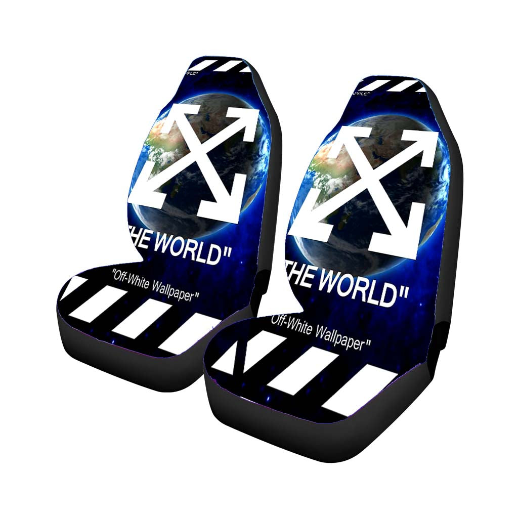 Off White The World Back car Seat Covers