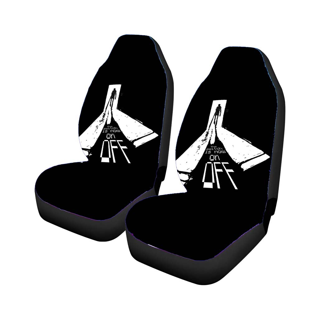 Off White Wallpaper car Seat Covers
