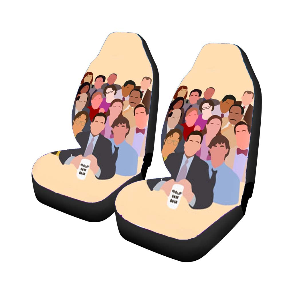 Office Characters car Seat Covers