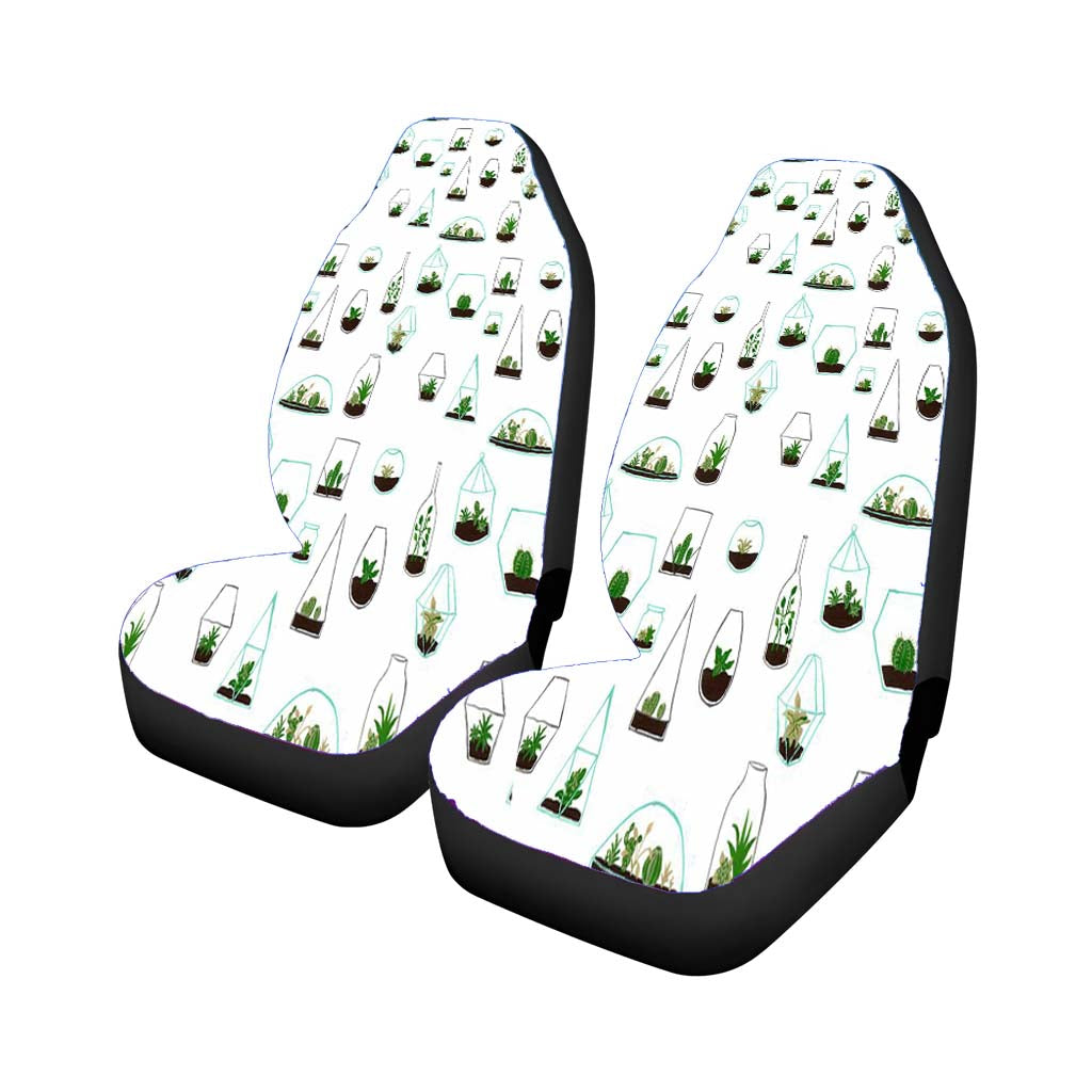 Pattern Go Green Flora car Seat Covers