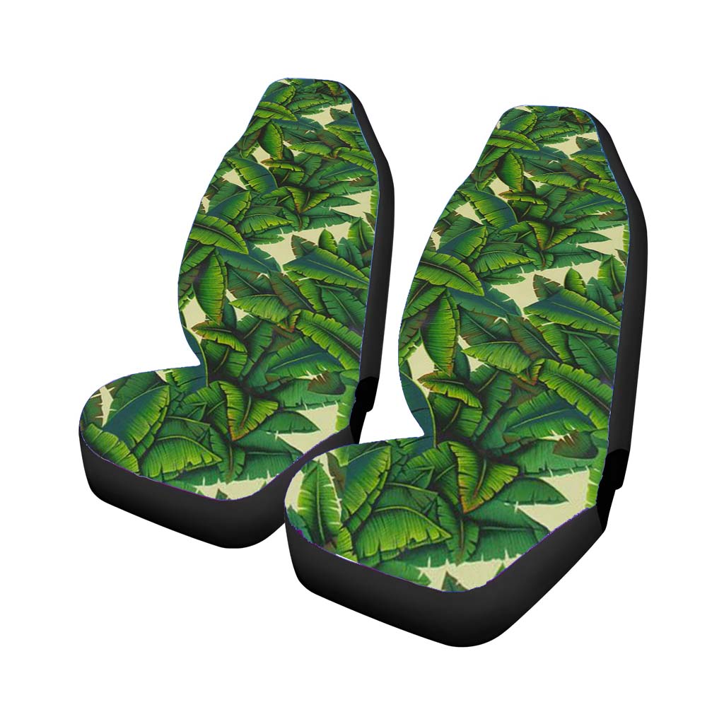 Pattern Green White car Seat Covers