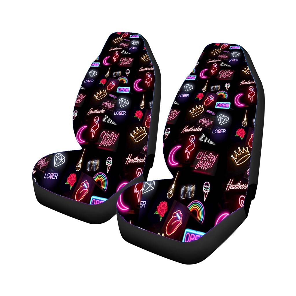 Pattern Neon Summer Aksesoris Collection car Seat Covers