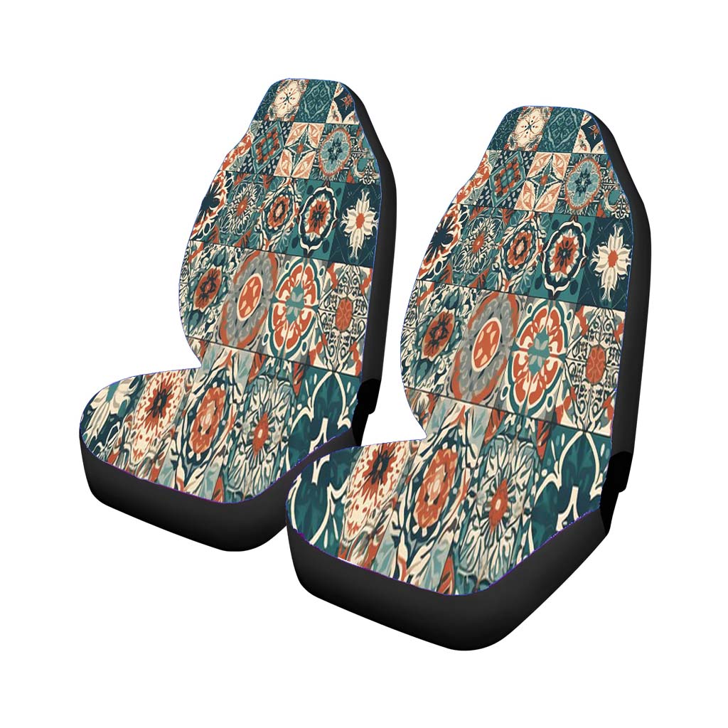 Patterns With A Traditional Spanish Tile car Seat Covers