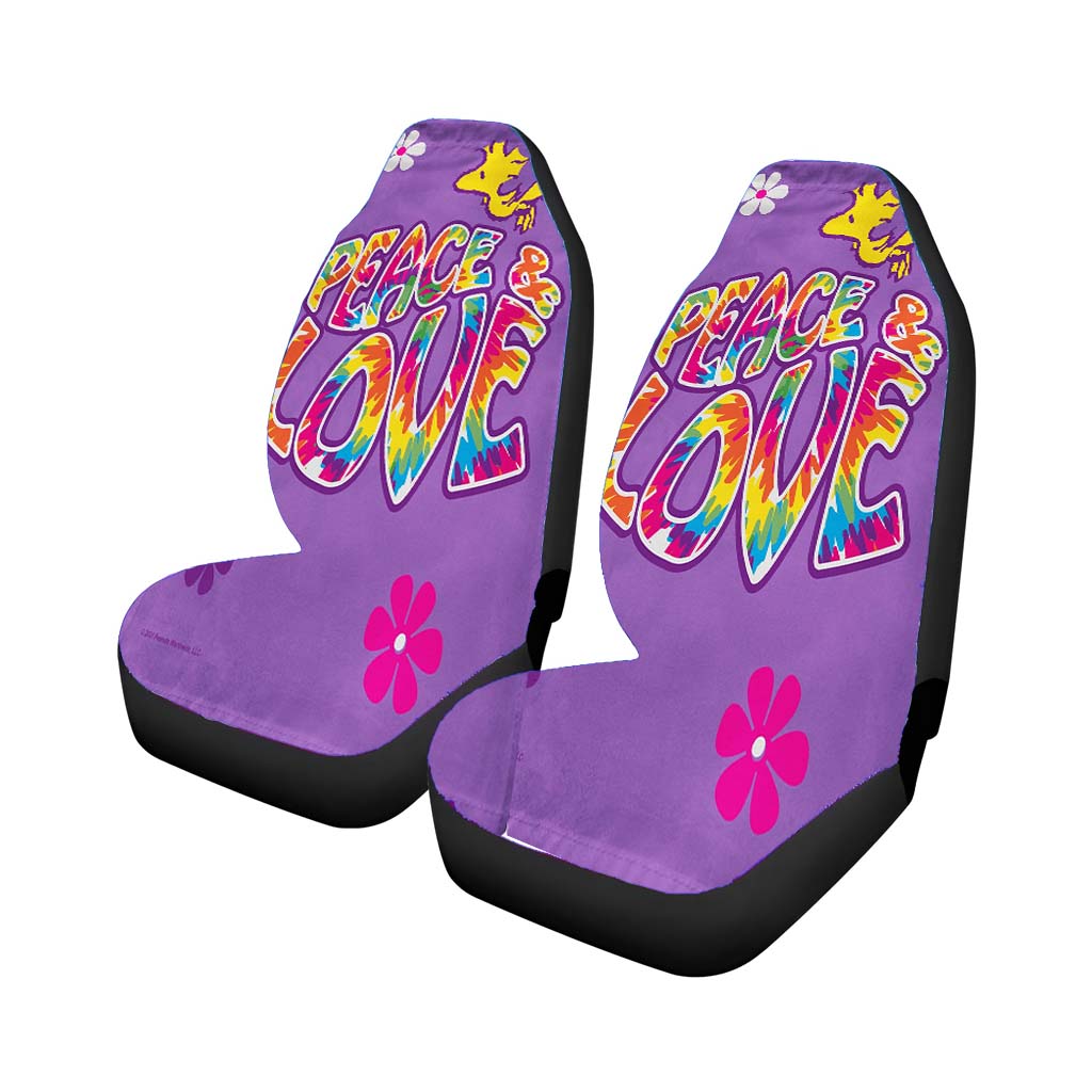 Peace And Love Woodstock car Seat Covers