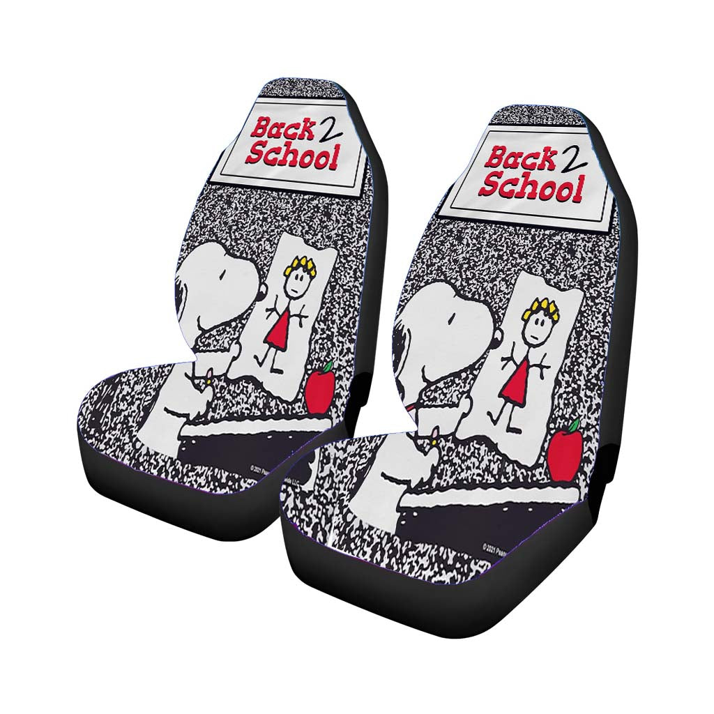 Peanuts Back To School car Seat Covers