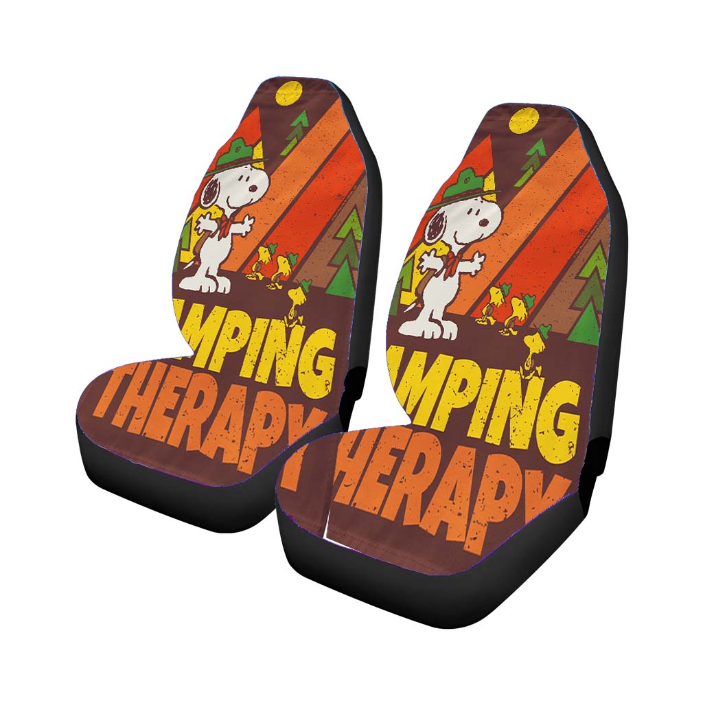 Peanuts Camping Therapy Snoopy car Seat Covers