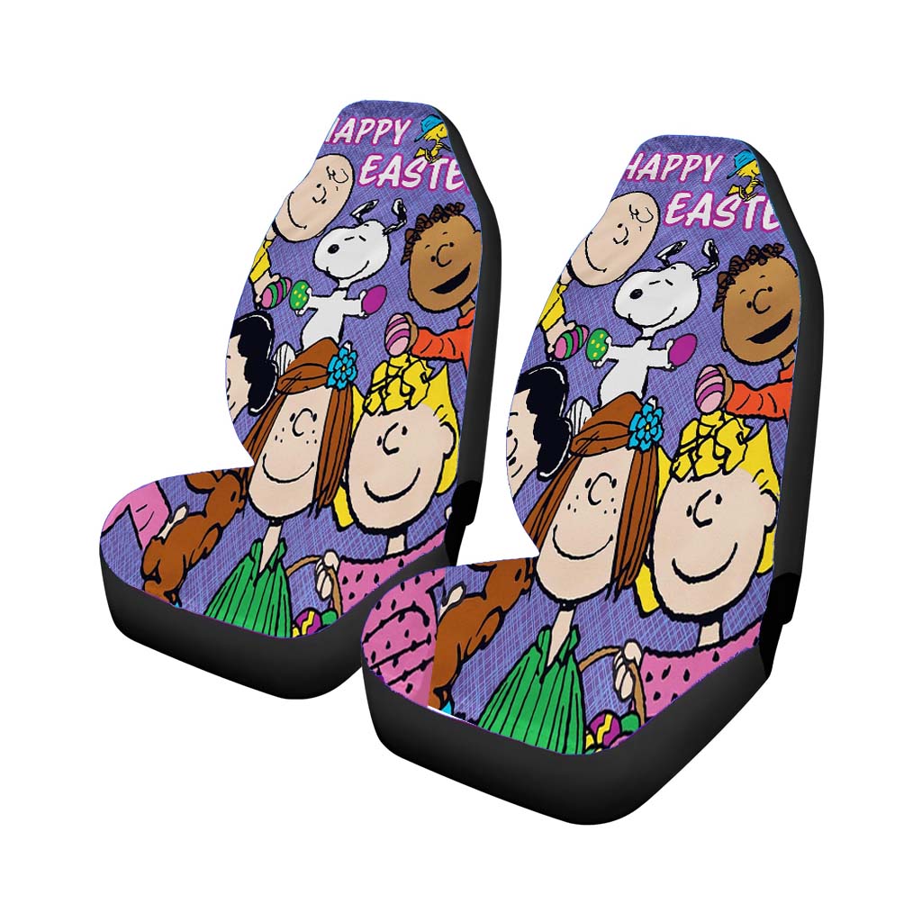 Peanuts Characters Easter car Seat Covers