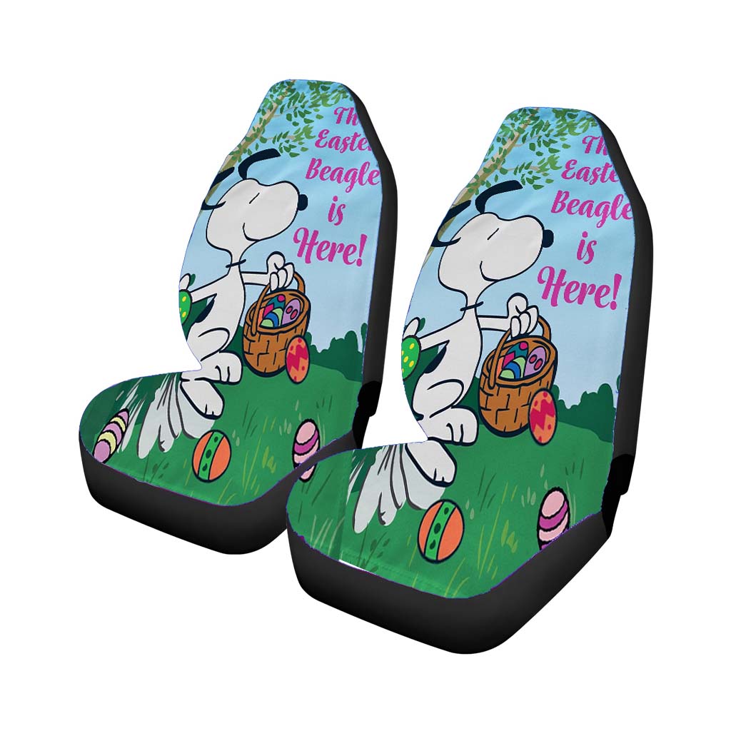 Peanuts Easter Beagle Is Here Snoopy car Seat Covers
