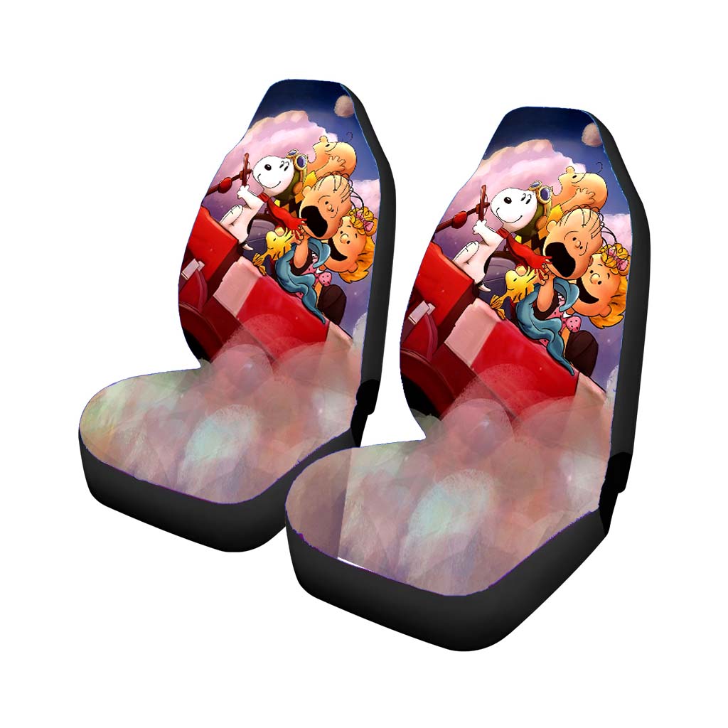Peanuts Gang Watercolor And Friends car Seat Covers