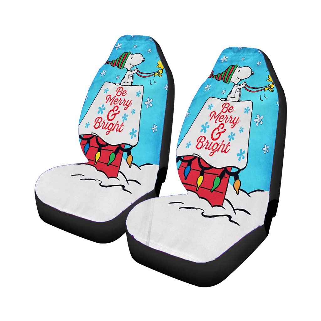 Peanuts Snoopy Christmas car Seat Covers