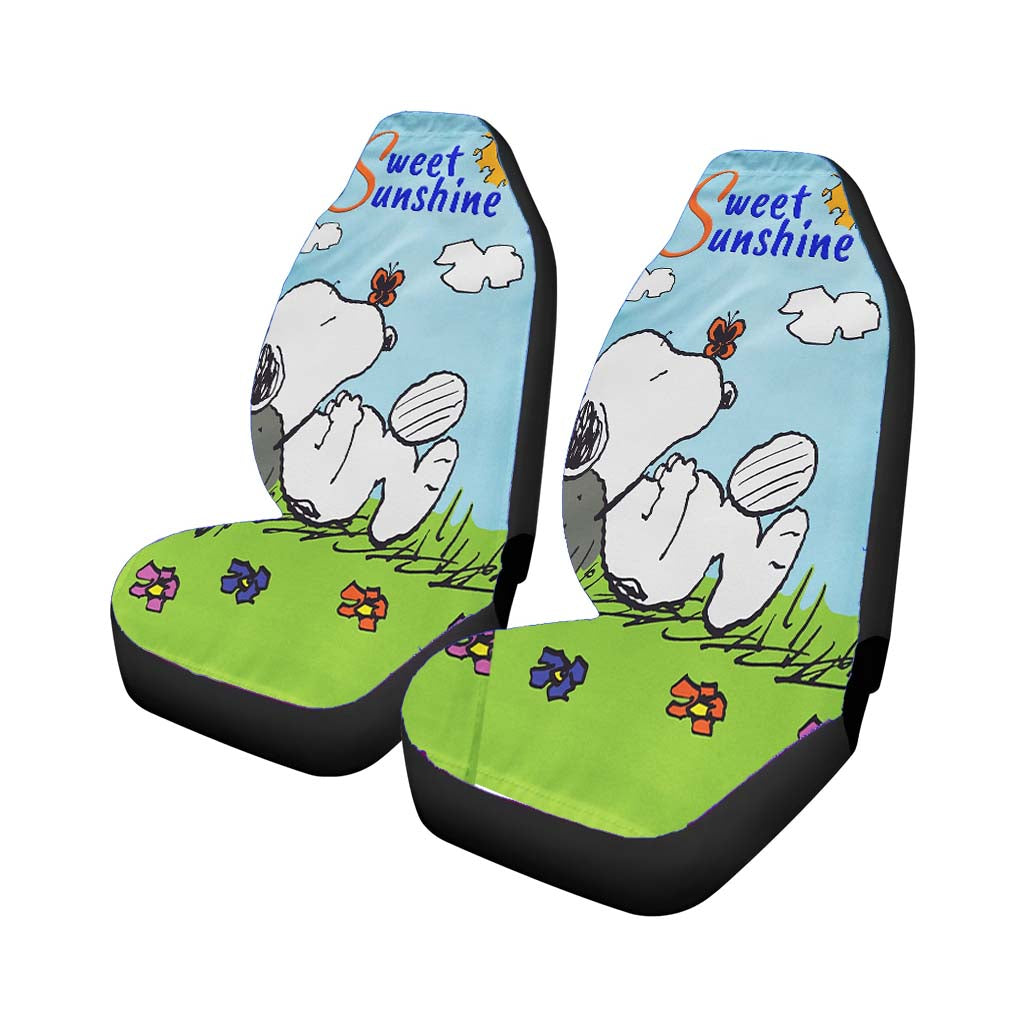 Peanuts Sweet Sunshine Snoopy car Seat Covers