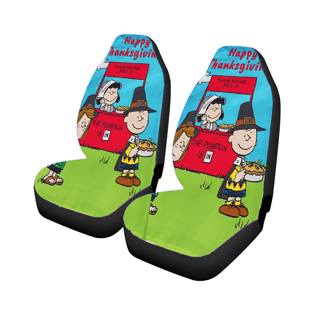 Peanuts Thanksgiving car Seat Covers