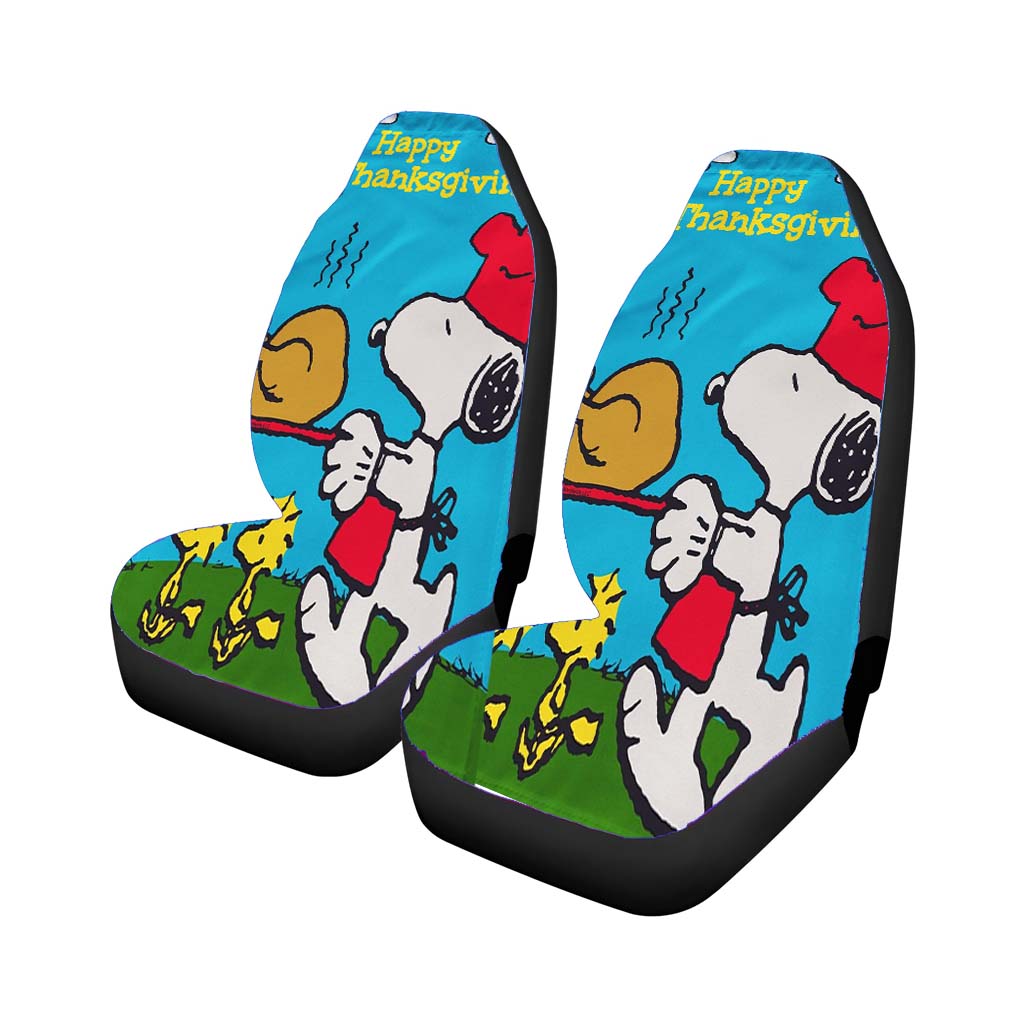 Peanuts Thanksgiving Snoopy car Seat Covers