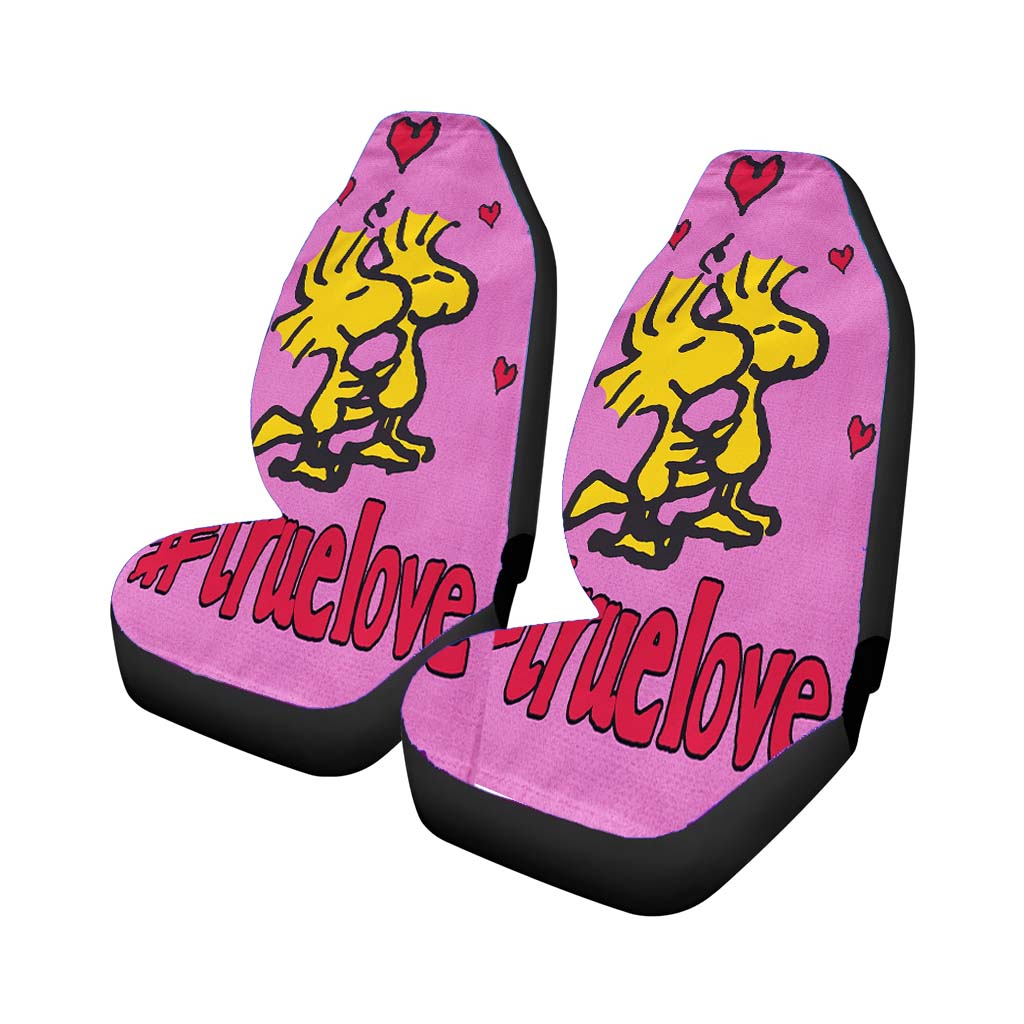 Peanuts Valentines Day Woodstock car Seat Covers