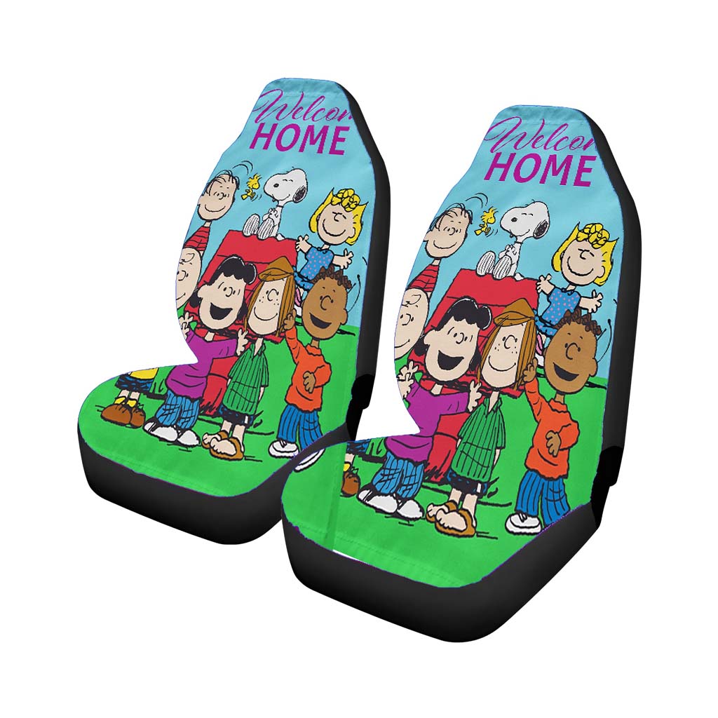 Peanuts Welcome Home Gang car Seat Covers