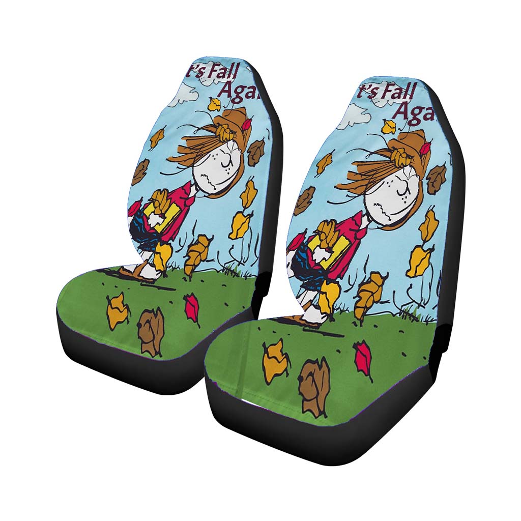 Peppermint Patty Peanuts Fall car Seat Covers