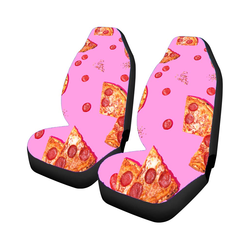Pepperoni Lovers Pizza Pattern car Seat Covers