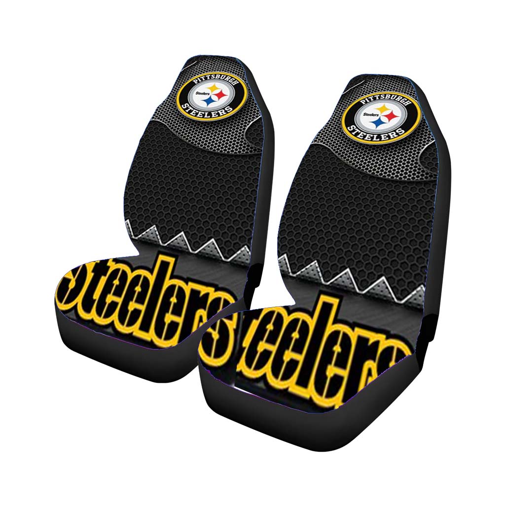 Pittsburgh Steelers Football 3 car Seat Covers