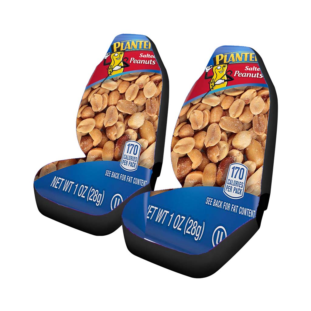 Planters Salted Mr Peanuts car Seat Covers
