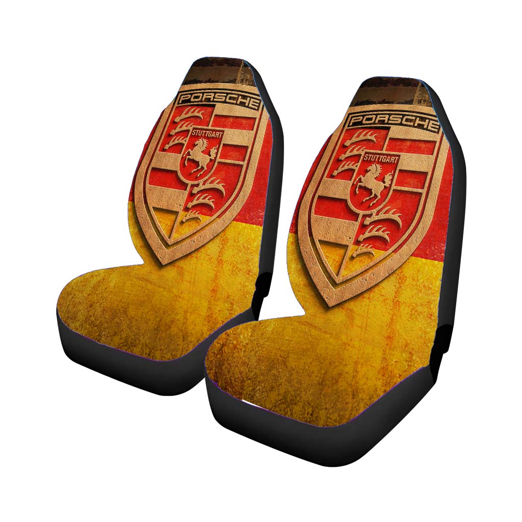 Plywood Porsche Logo car Seat Covers