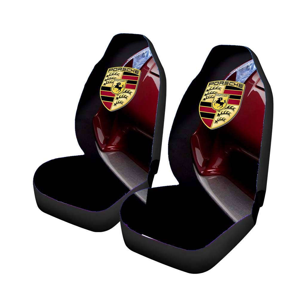 Porsche Car Emblem Art car Seat Covers