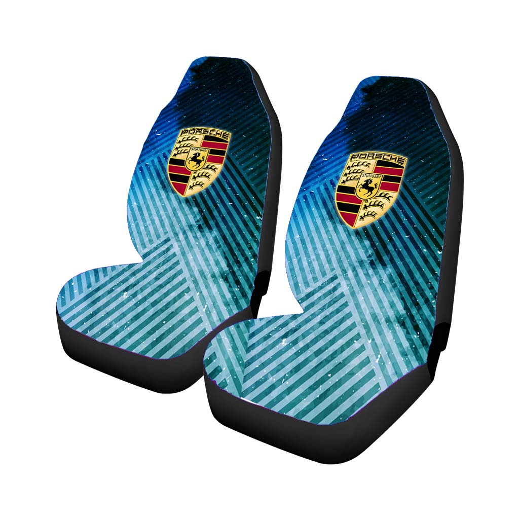 Porsche Logo Stripes Art car Seat Covers