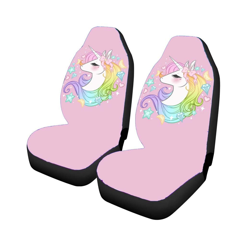 Pretty Unicorn Art car Seat Covers