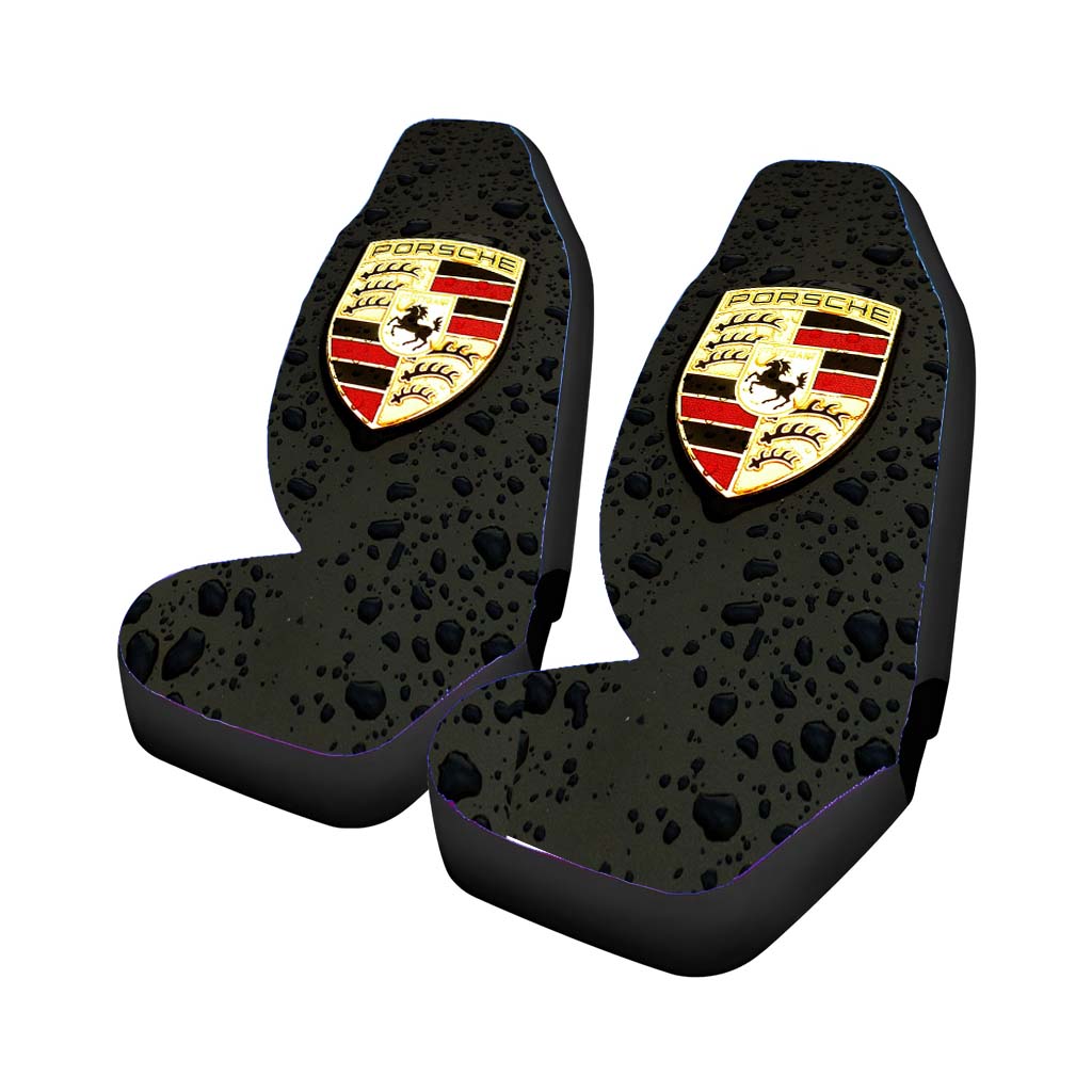 Rain Drop Porsche Logo car Seat Covers
