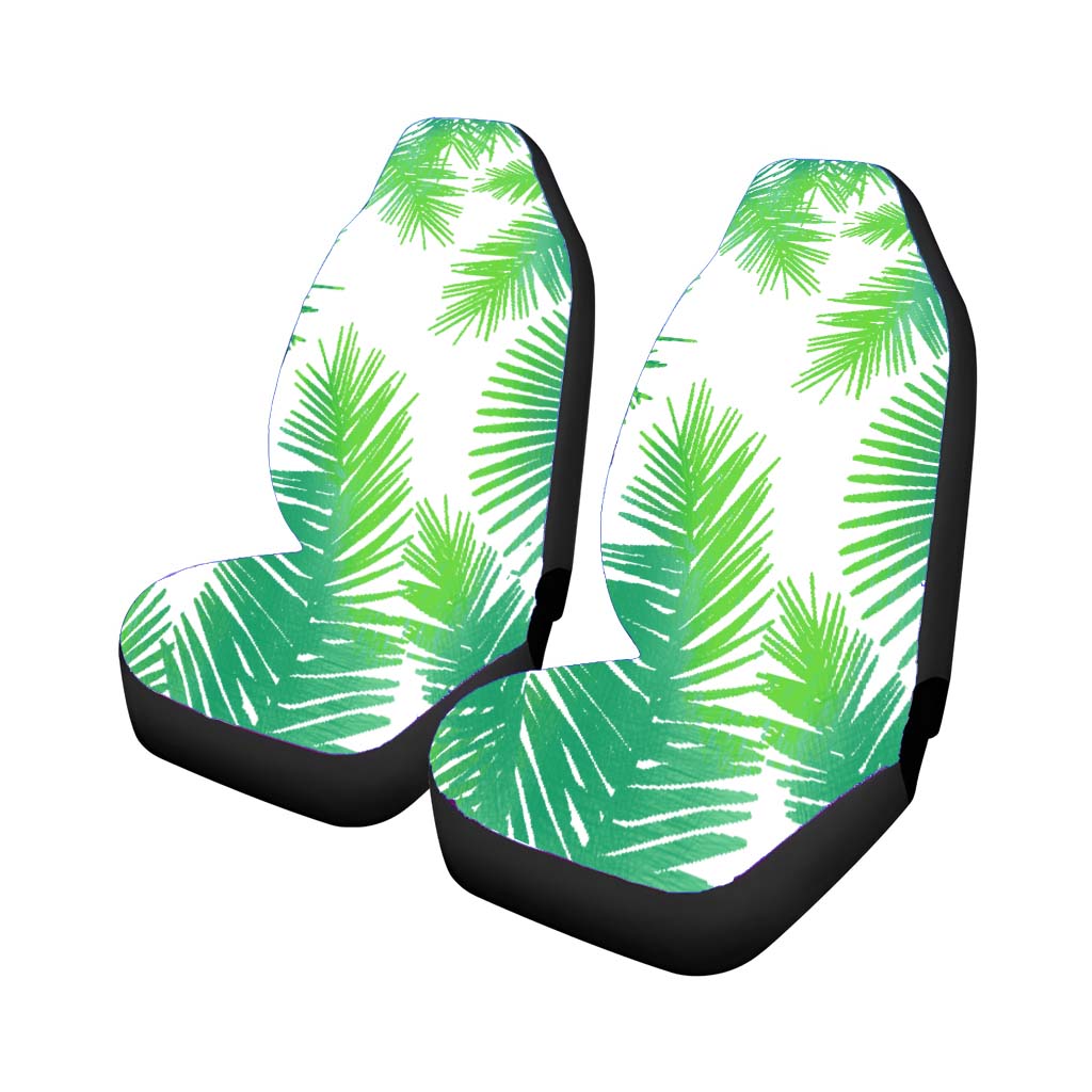 Random Leaves Palm Tropical Pattern car Seat Covers