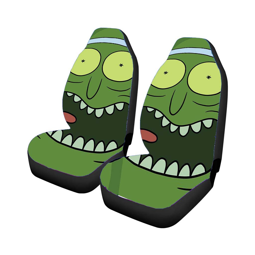 Scary Face Morty Style Pattern car Seat Covers