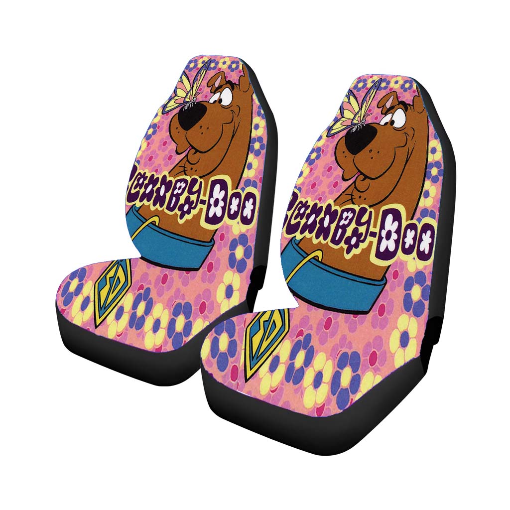 Scooby Doo Butterfly And Flower car Seat Covers