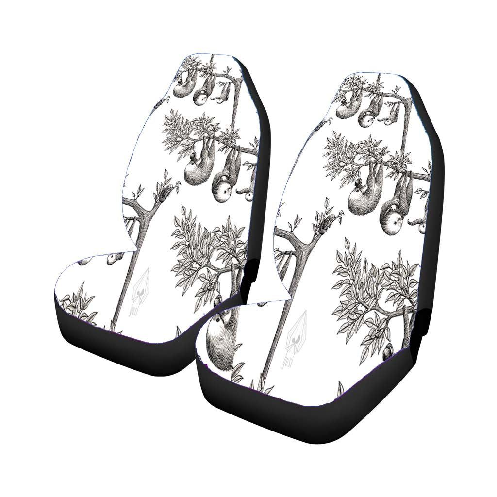 Sloth On Tree Pattern car Seat Covers