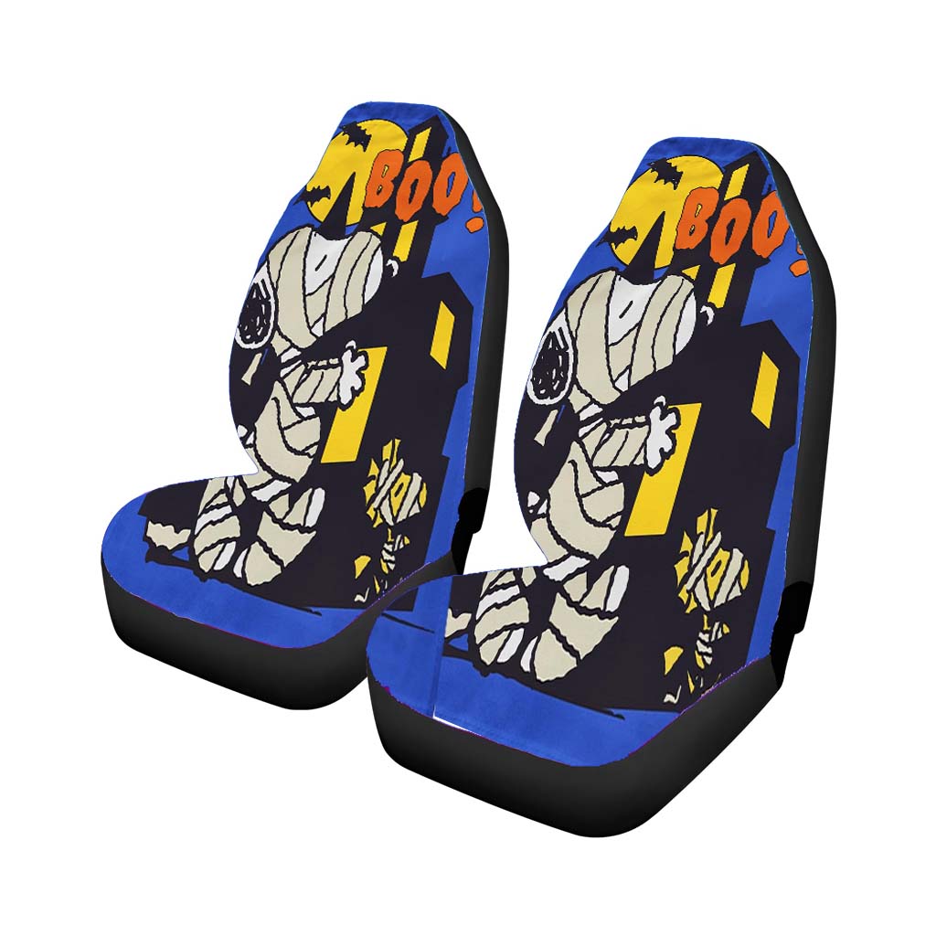 Snoopy And Woodstock Halloween car Seat Covers