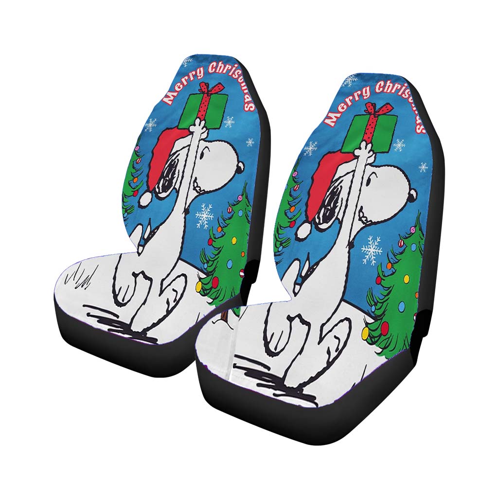 Snoopy Christmas Peanuts car Seat Covers