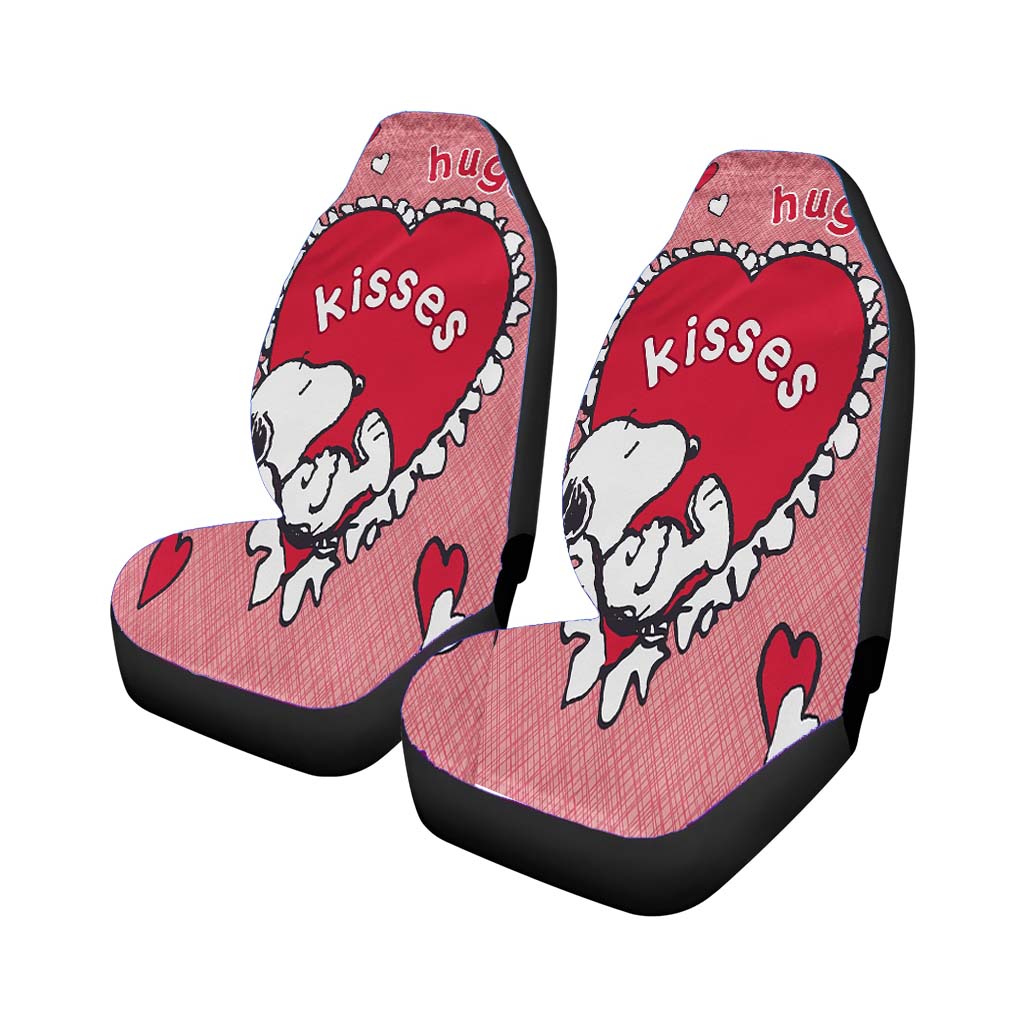 Snoopy Valentine'S Day Heart car Seat Covers