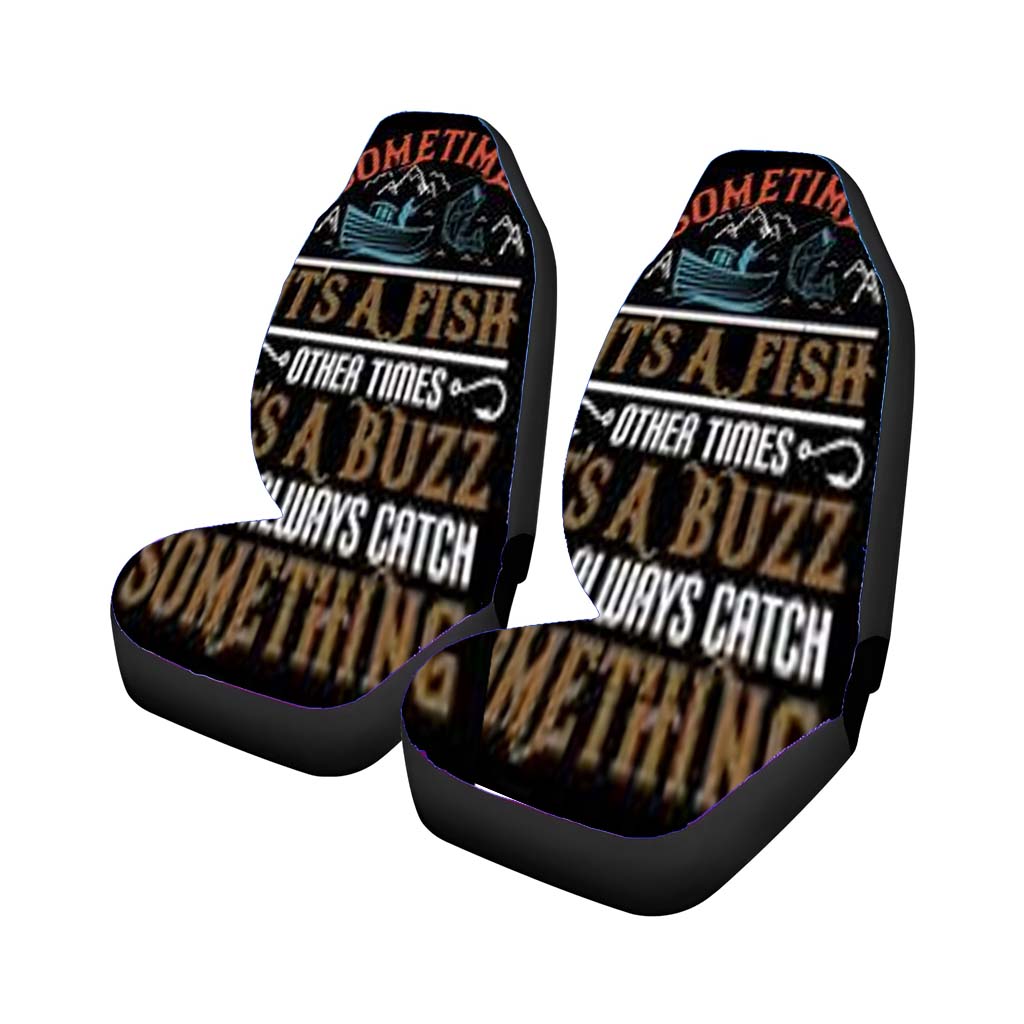 Sometimes It'S A Fish car Seat Covers