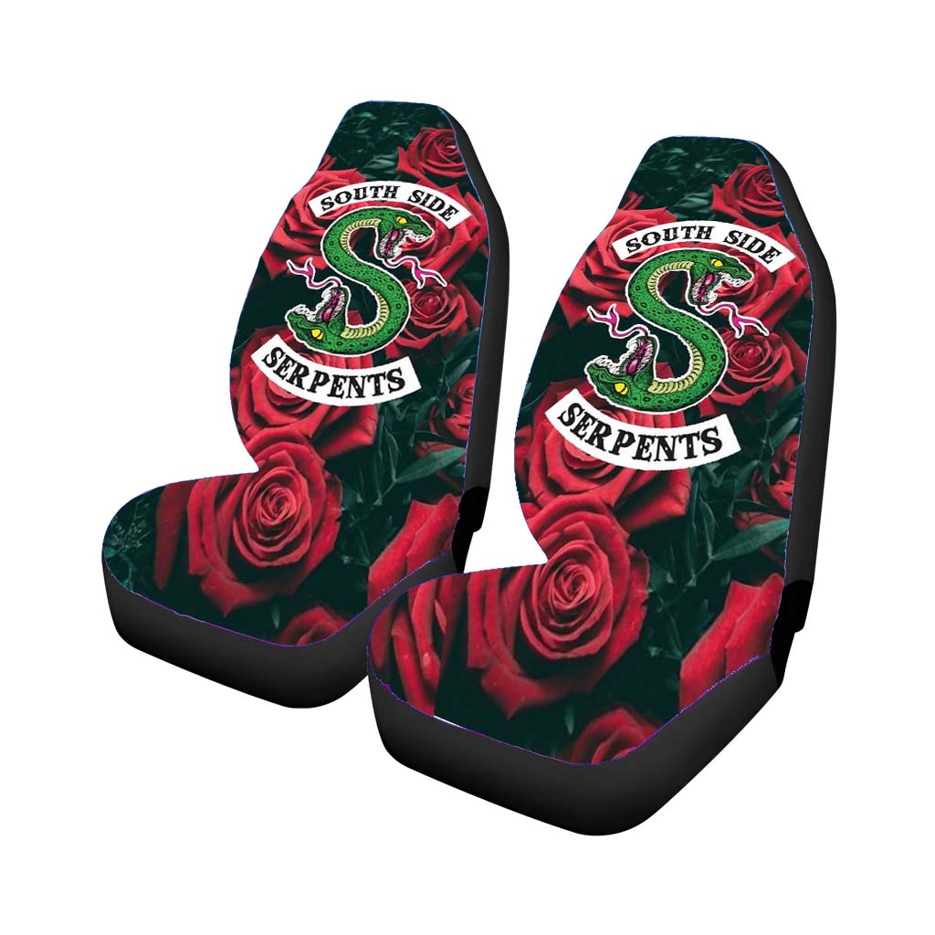 South Side Serpents Snake Flower Rose Logo car Seat Covers