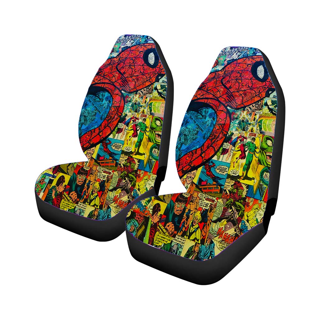 Spider Man Comic car Seat Covers