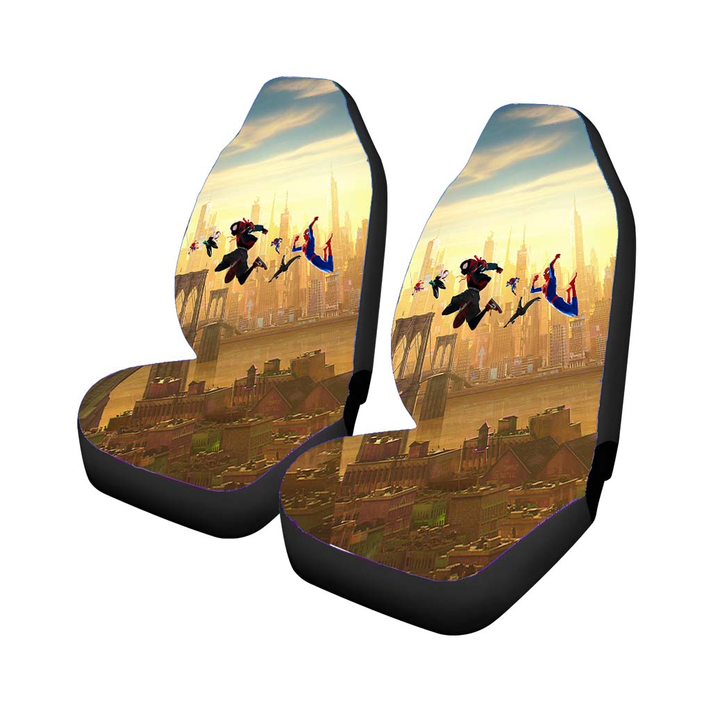 Spider Man Into The Spider Verse car Seat Covers