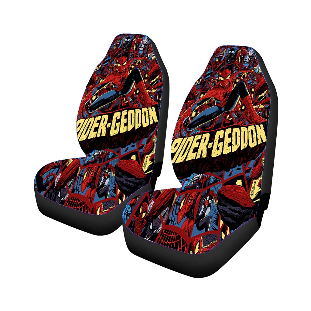 Spiderman Geddon Poster Doodle car Seat Covers