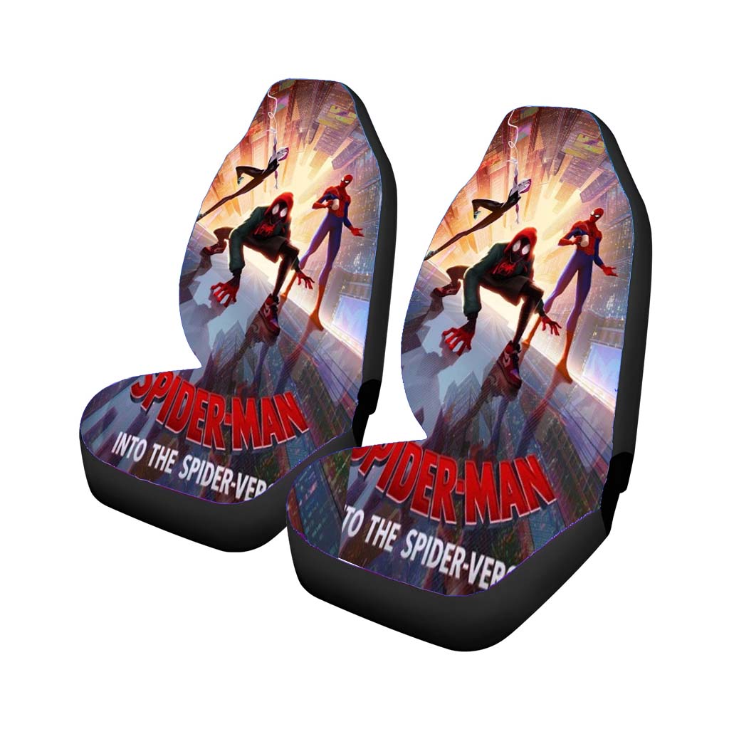 Spiderman Into The Spiderverse car Seat Covers