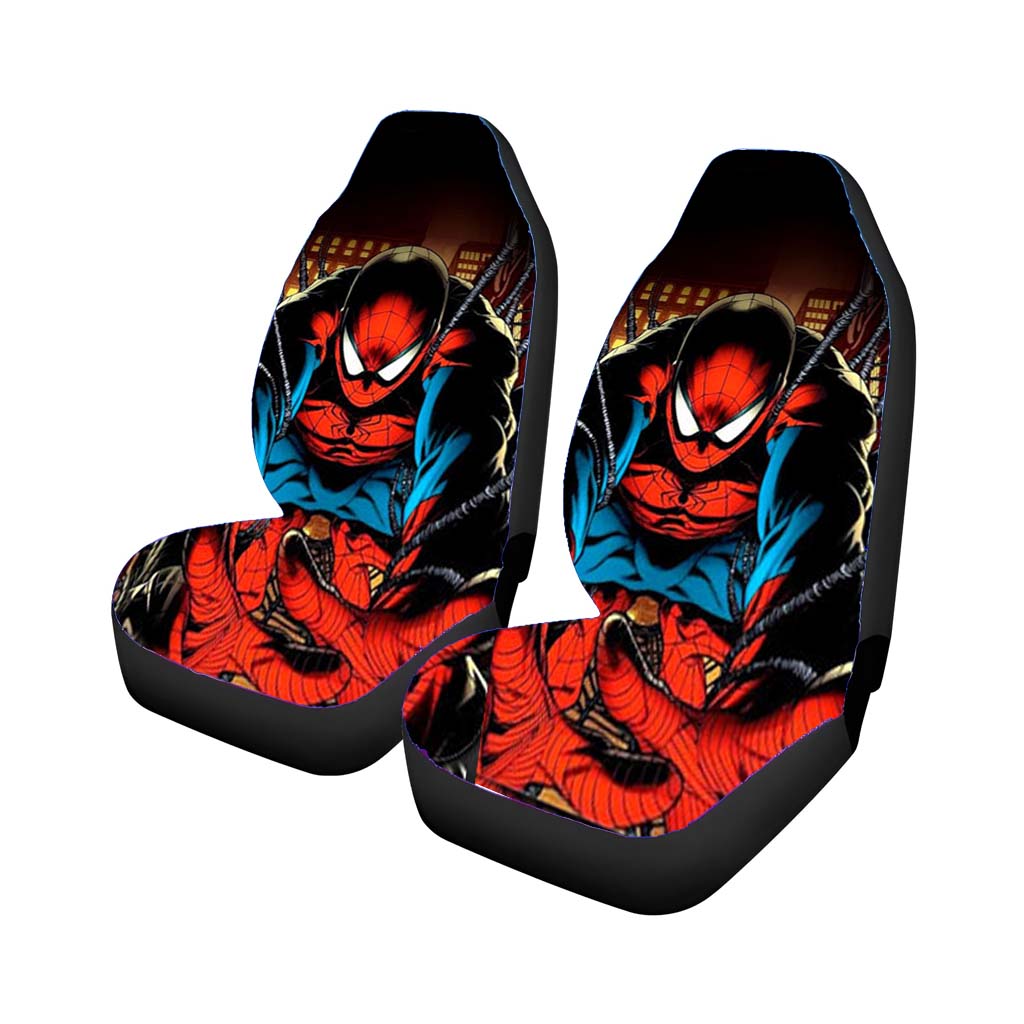 Spiderman On You Parallax car Seat Covers