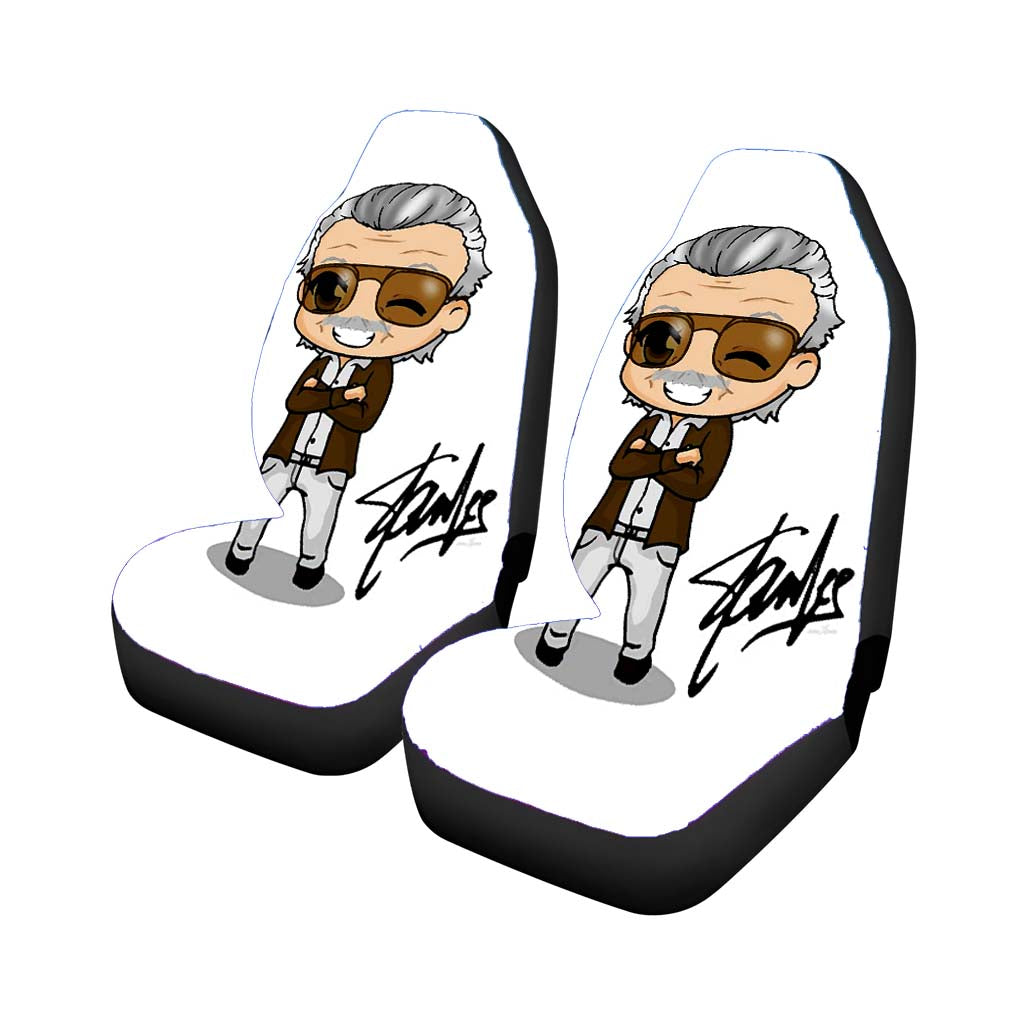 Stan Lee Marvel Chibi car Seat Covers
