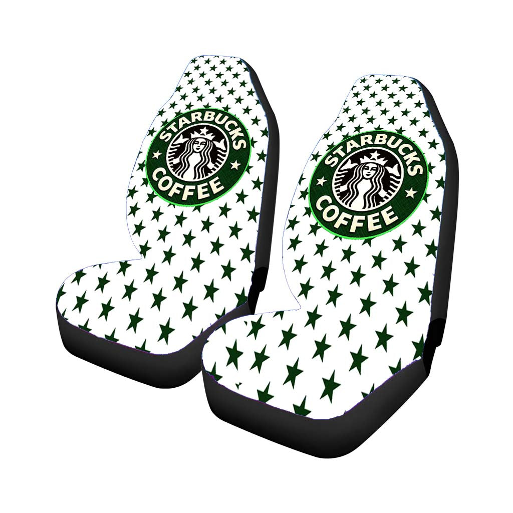 Starbucks Coffee Green Star Pattern car Seat Covers