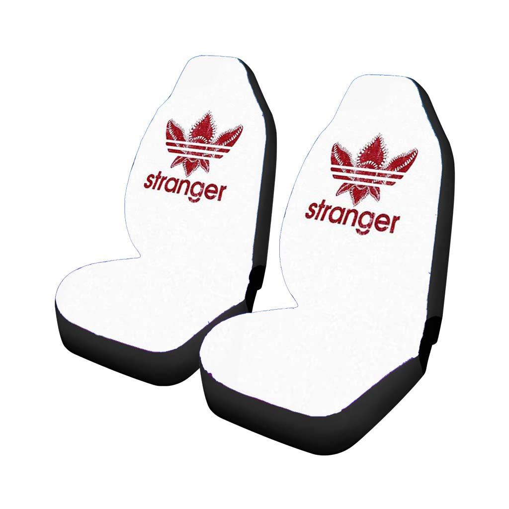 Stranger White Background car Seat Covers