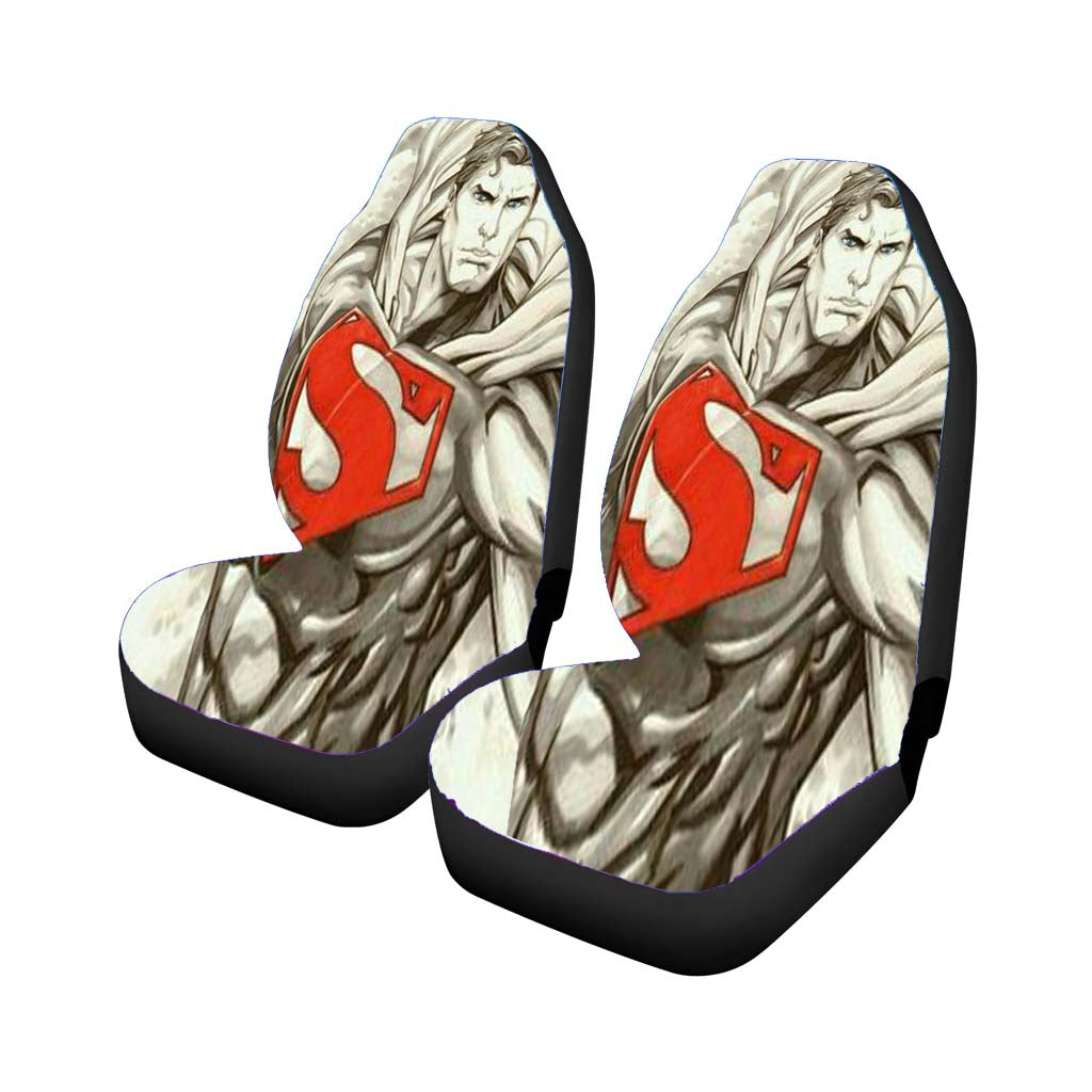 Superman Pencil Drawing car Seat Covers